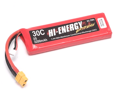 Hi-Energy 2S 3200mAh 30C XT60	O-HE2S320030C-XT60