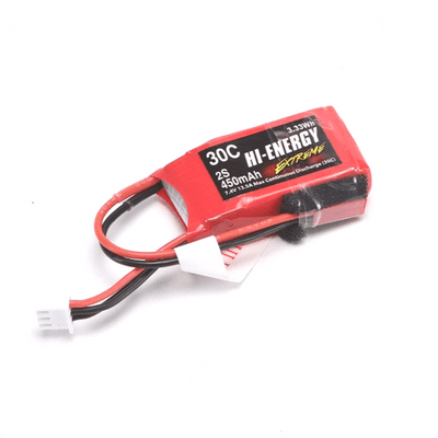Hi-Energy 2S 450mAh 30C Li-Po	O-HE2S045030C-BEC