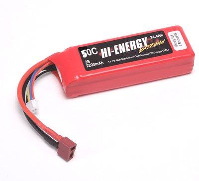 Hi-Energy 3S 2200mAh 50C Deans	O-HE3S220050C-Deans