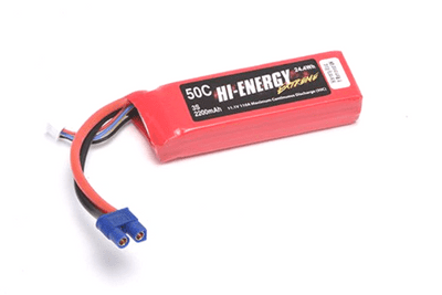 Hi-Energy 3S 2200mAh 50C EC3	O-HE3S220050C-EC3	