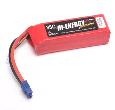 Hi-Energy 3S 2800mAh 35C EC3	O-HE3S280035C-EC3	