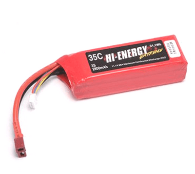 Hi-Energy 3S 2800mAh 35C T-Type	O-HE3S280035C-T-TYP