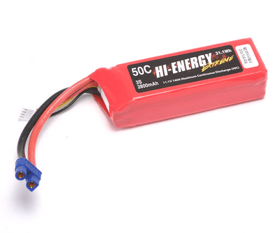 Hi-Energy 3S 2800mAh 50C EC3	O-HE3S280050C-EC3