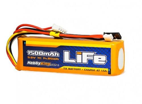 HobbyKing 1500mAH LiFe 3S 9.9v Transmitter pack.