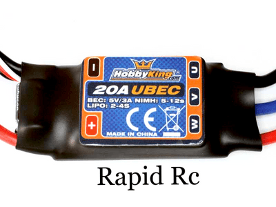 HobbyKing 20A ESC 3A UBEC