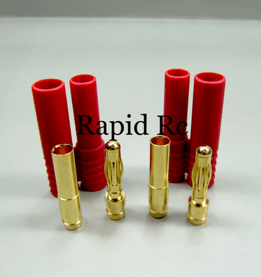 HXT 4mm Gold Connector w/ Protector (1 pcs/set)
