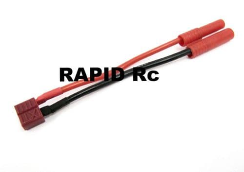 HXT 4mm long  Connector to T-plug conversion charge lead