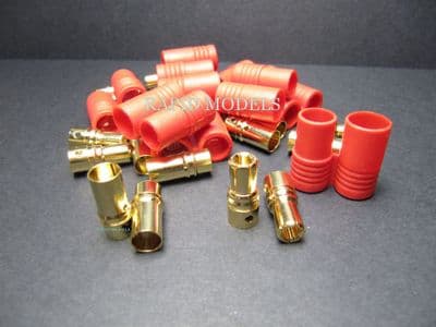 HXT 6mm Gold Connector w/ Protector (10pcs/set)