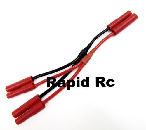 HXT4mm Battery Harness 14AWG for 2 Packs in Parallel