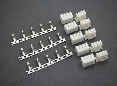 JST-XH (2S) 3 Pin  Balancer Connectors Male/Female (5 pairs)