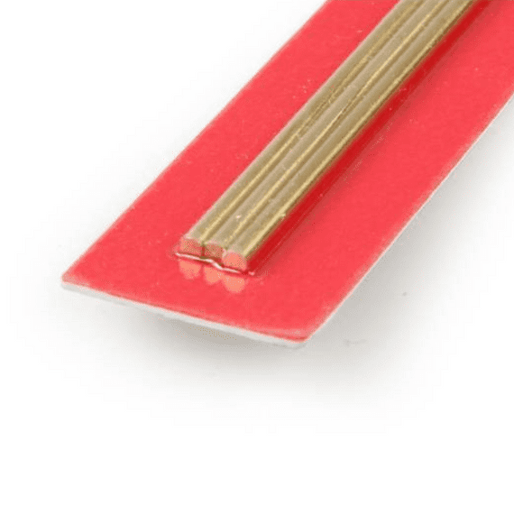 K&S .081x12in Solid Brass Rod (3pcs) KNS8168