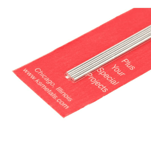 K&S 1/16x12in Round Aluminium Tube .014in Wall (3pcs) KNS8100