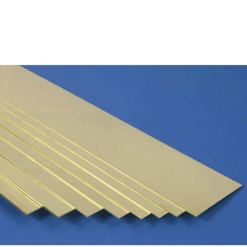 K&S 1/2in Brass Strip .032in Thick (12in long) 8241