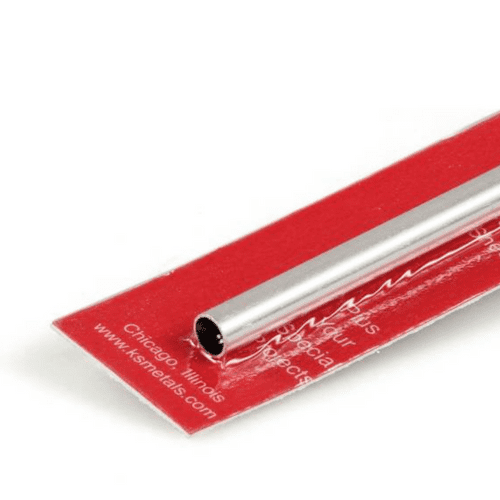 K&S 1/4 x 12in Round Aluminium Tube .014in Wall KNS8106