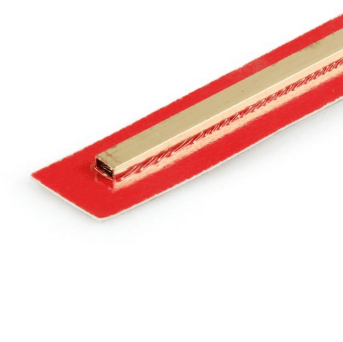 K&S 1/8x1/4x12in Rectangle Brass Tube, .014 Wall KNS8264