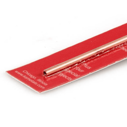 k&S 1/8x12in Round Copper Tube, .014in Wall KNS8120
