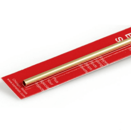 k&S 3/16x12in Round Brass Tube .014in Wall KNS8129