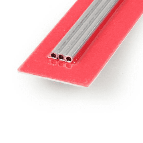 K&S 3/32x12in Round Aluminium Tube .014in Wall (3pcs) KNS8101