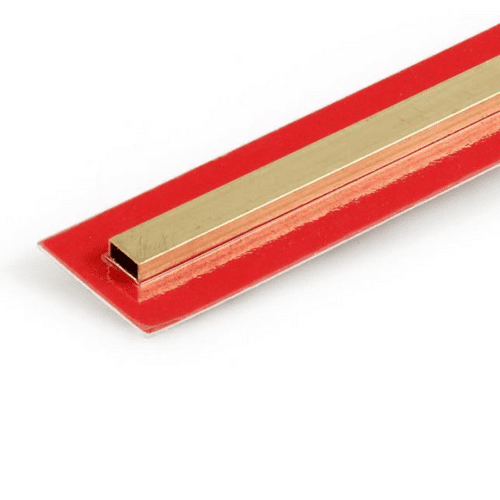 K&S 5/32x5/16x12in Rectangle Brass Tube, .014 Walll KNS8266