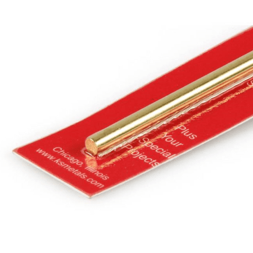 K&S3/16x12in Solid Brass Rod KNS8166