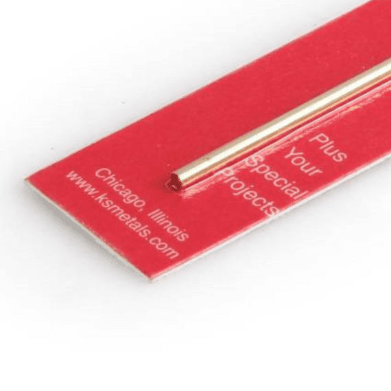 K&S3/32x12in Solid Brass Rod  KNS8163