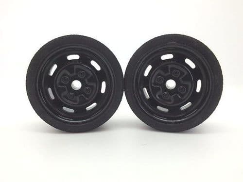 Kamtec Black Steel Wheels and UFRA 46 Tyres