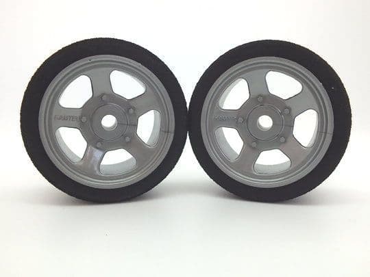 Kamtec Silver 5 Spoke Wheels and Tyres Trued and Glued