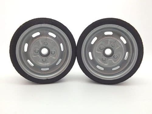 Kamtec Silver Bearing Front Steel Wheels and UFRA 46 Tyres Trued and Glued
