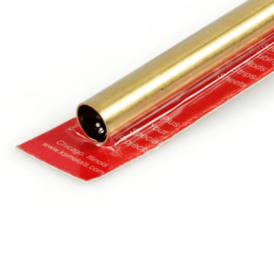 KNS 1/2x12in Round Brass Tube .014in Wall KNS8139