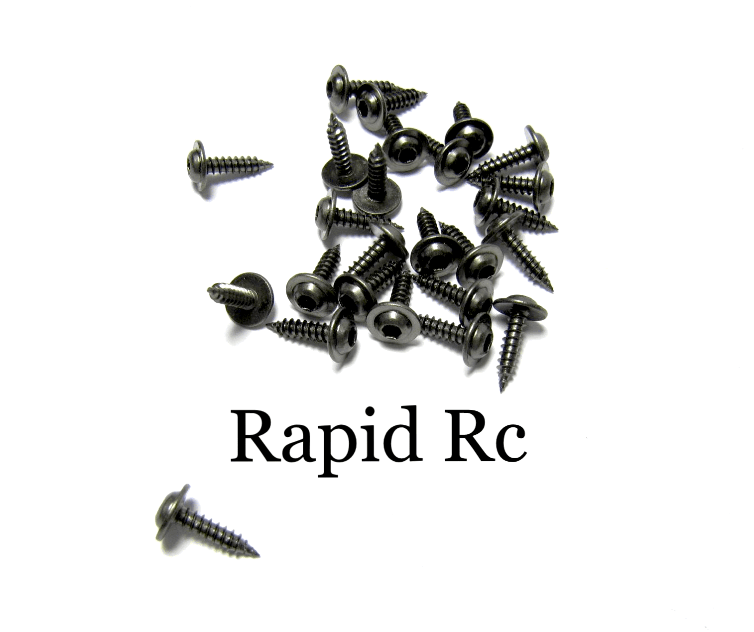 Kuza 3mm x 12mm Socket Head W/shoulder Servo Mounting Screws Black