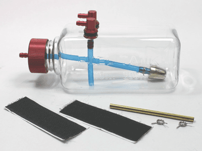 Kuza fuel tanks 300cc / 10oz RTF clear Gas Tank