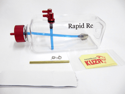 Kuza fuel tanks 500cc /17oz RTF clear Gas Tanks Red