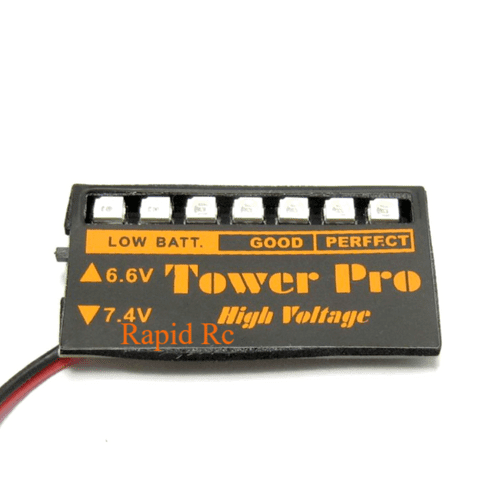 LED RX Voltage Indicator for Lipoly & LiFe Battery