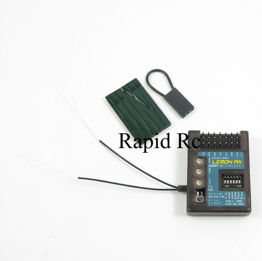 Lemon Rx Stabilizer PLUS 7Ch Top Pin DSMP DSMX /DSM2 Compatible With
