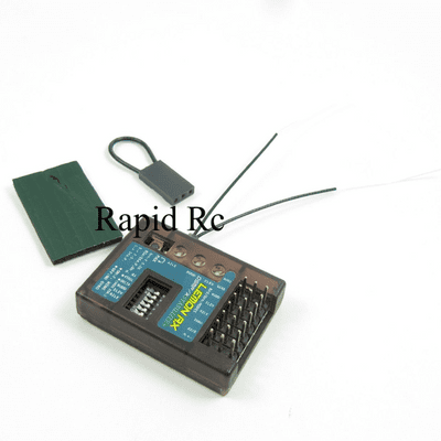 Lemon Rx Stabilizer PLUS 7-Ch. (Top Pin) DSMP (DSMX /DSM2 Compatible) With Diversity Antenna LM0043