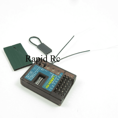Lemon Rx Stabilizer PLUS 7-Ch. (Top Pin) DSMP (DSMX /DSM2 Compatible) With Diversity Antenna LM0043