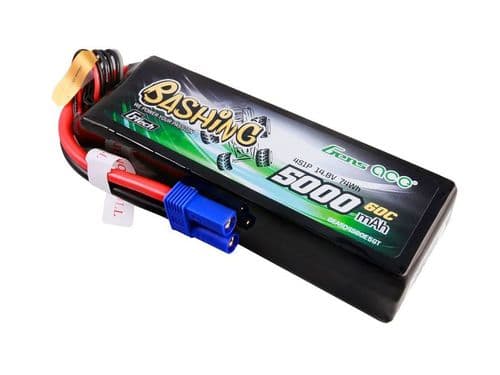 Li-Po Car 4S 14.8V 5000mAh 60C Bashing with EC5