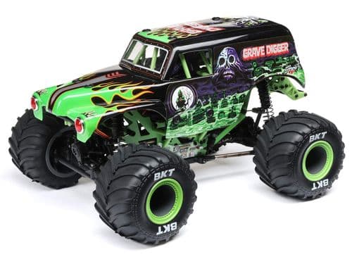 Losi 1/18 Mini LMT 4WD Brushed Monster Truck RTR Grave Digger C-LOS01026T1