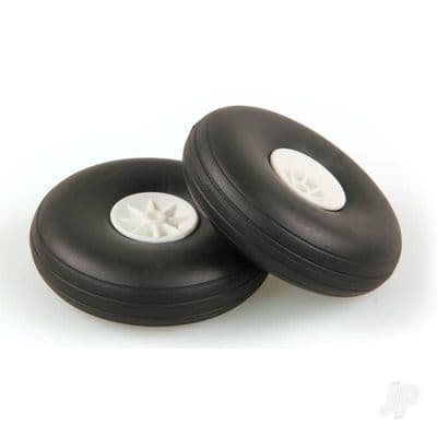 Low Bounce Wheels 3 in - (  75mm) White Wheels