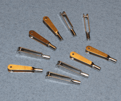M2 Metal Clevis (pk10) F-RCA124/10