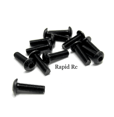 M3 x 12mm Button Head Hex High Tensile Bolts
