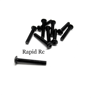 M3 x 20mm Button Head Hex High Tensile Bolts