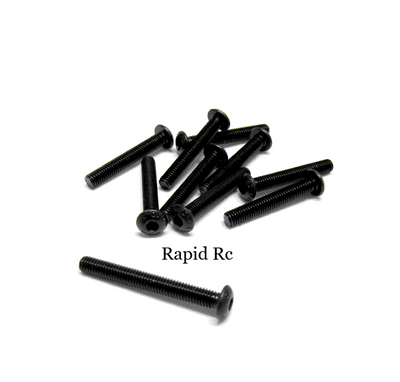 M3 x 25mm Button Head Hex High Tensile Bolts