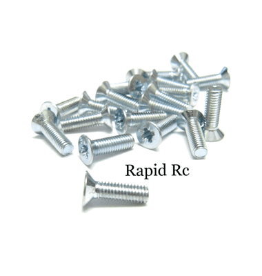 M3x12mm Countersunk Pozi Machine Screw Bright Zinc