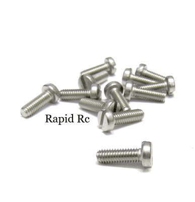 M4 x 12mm Stainless Steel Slotted Machine Screw