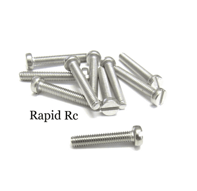 M4 x 20mm Stainless Steel Slotted Machine Screw