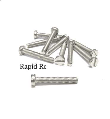 M4 x 25mm Stainless Steel Slotted Machine Screw