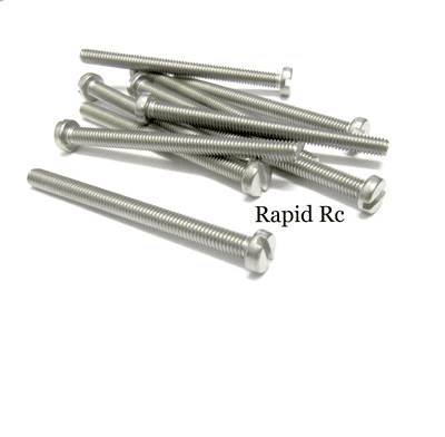 M4 x 50mm Stainless Steel Slotted Machine Screw