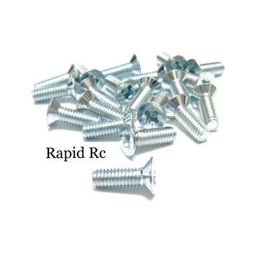 M4x16mm Countersunk Pozi Machine Screw Bright 