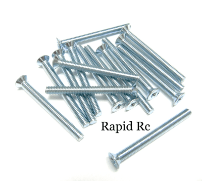 M4x40mm Countersunk Pozi Machine Screw Bright 